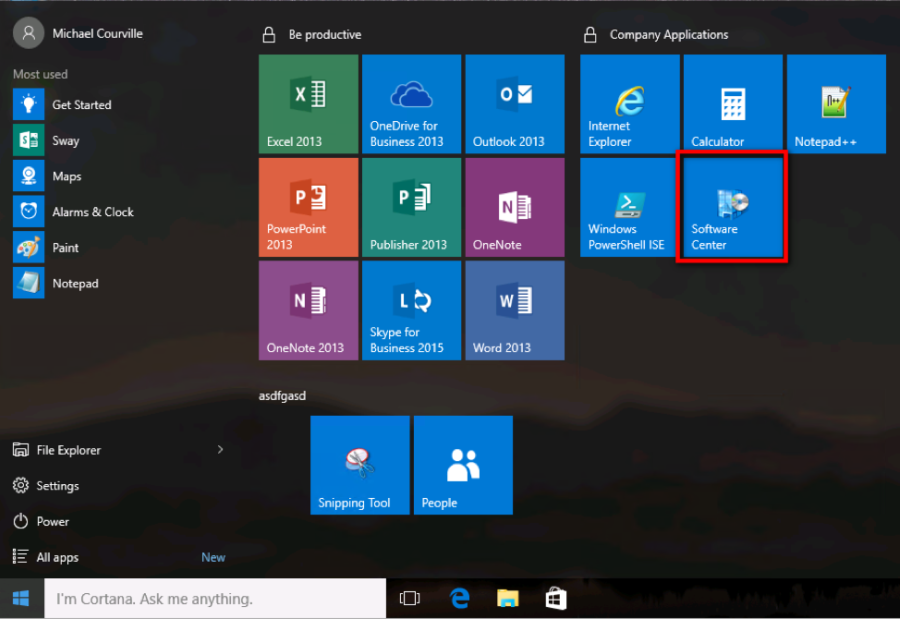 Finished product! Completely customized Windows Start Menu